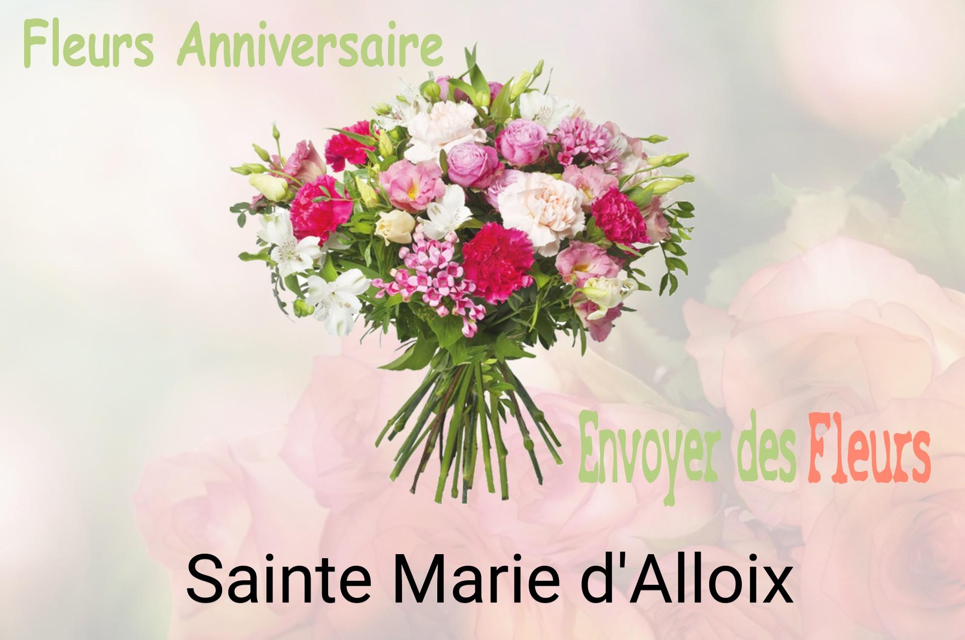 Bouquet de fleurs d’anniversaire livré à Sainte-Marie-d'Alloix